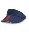 RC048X Result Herringbone Sun Visor White / Navy colour image